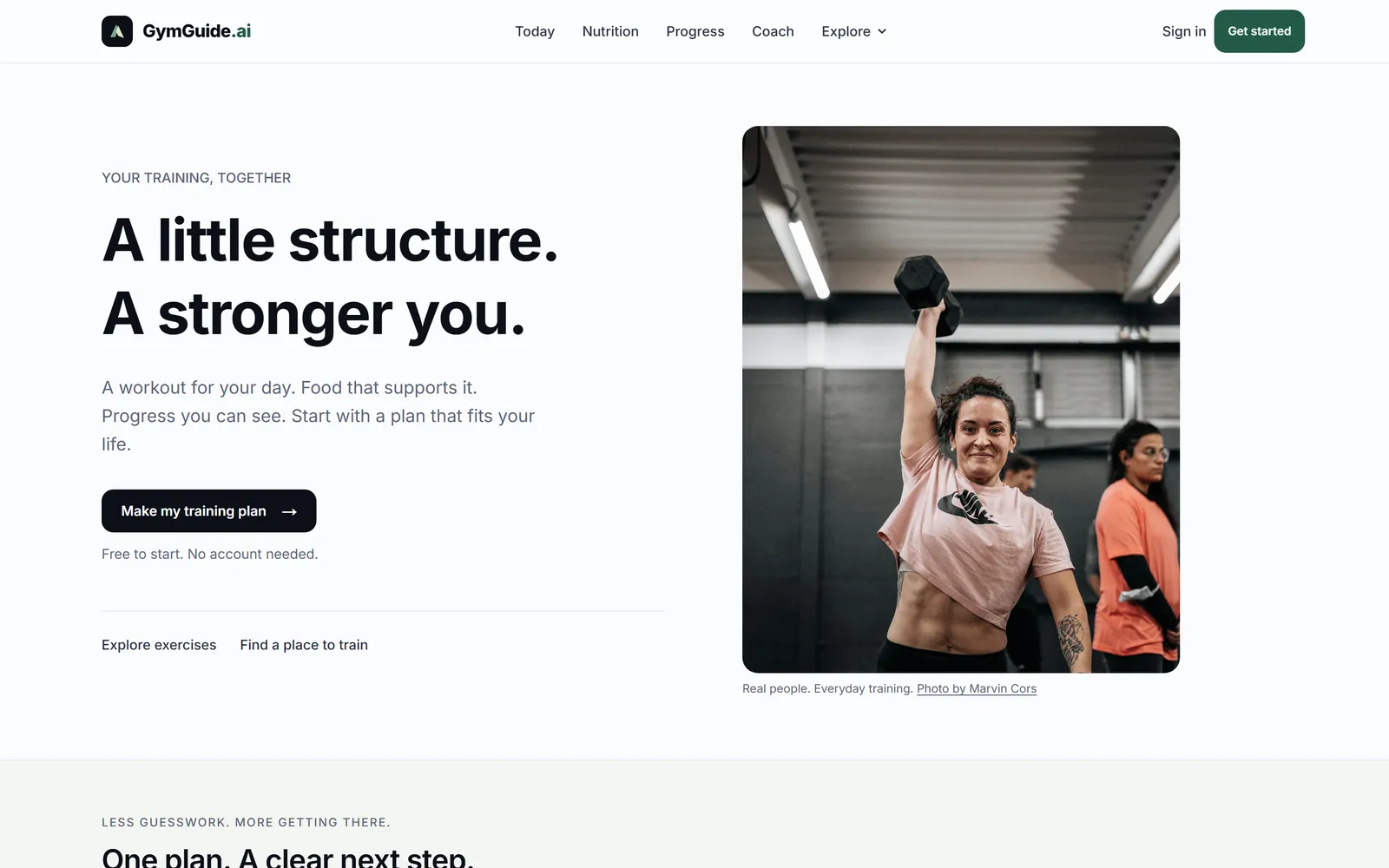 GymGuide — the live site